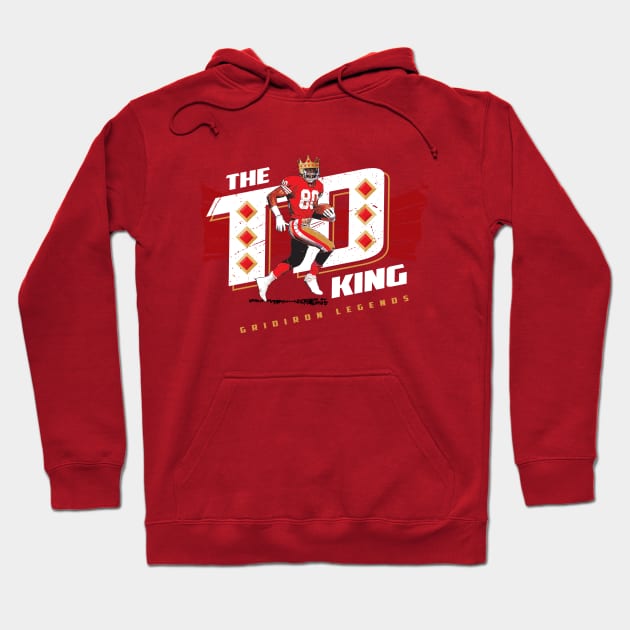 Jerry Rice TD king tee t-shirt Hoodie by goderslim